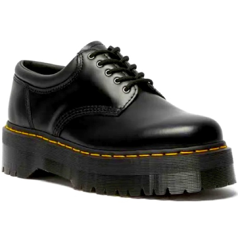 Dr. Martens Leather Half Platform Boots